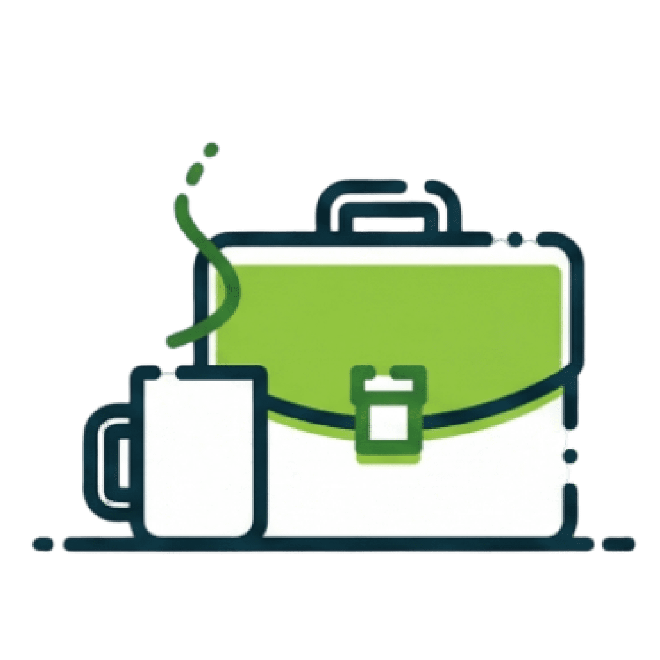 wallet and tea icon